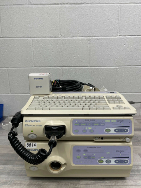 Olympus EVIS EXERA II 180 CV-180, CLV-180 MAJ-1428 MD-631 Endoscopy System 8814