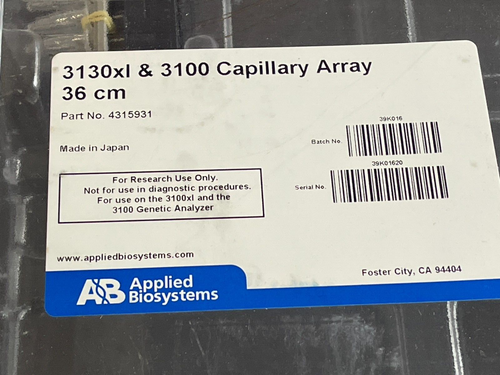 Applied Biosystems 3130xl & 3100 Capillary Array 36 cm