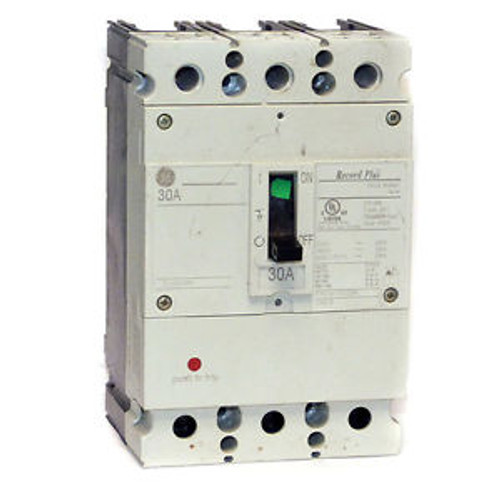 General Electric Record Plus FBV36TE030A 30A 3-Pole 600V Circuit Breaker