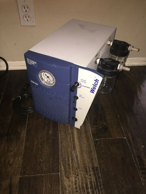Welch 2025 Self-Cleaning Dry Vacuum Diaphragm Pump System 35 L/min (1.2 CFM) Welch 2025 Self-Cleaning Dry Vacuum Diaphragm Pump System 35 L/min (1.2 CFM)