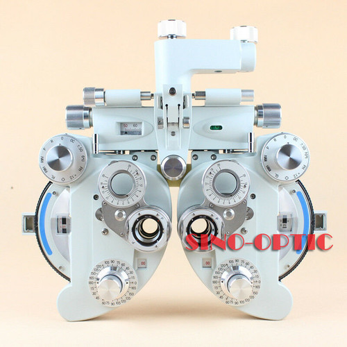 Top Quality Phoropter Optical Refractor Minus View Tester Silver grey Color