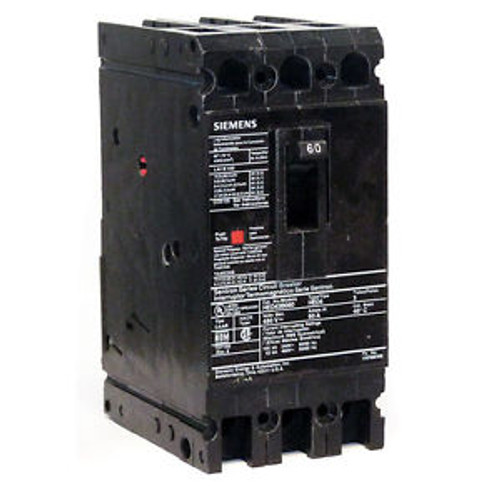 Siemens HED43B060 3-Pole 480V Circuit Breaker WARRANTY
