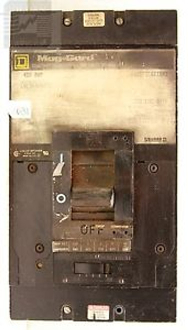 Square D LAL36400221 Mag-Gard Circuit Breaker 600V 400A 3P (Missing Lug Screw)