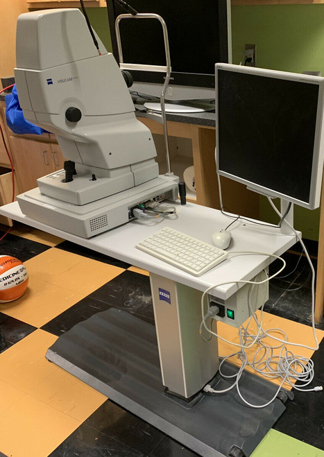Carl Zeiss Visucam Pro Nm/Fa Fundus Camera With Icg Plus Power Table