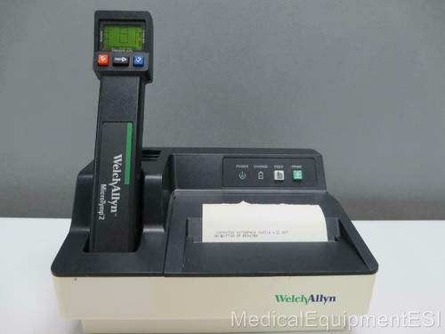 Welch Allyn Microtymp 2 Tympanometer 71170 With Charger And Printer
