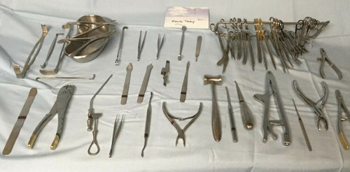 Hand Surgery Instruments Tray With Sterilization Case