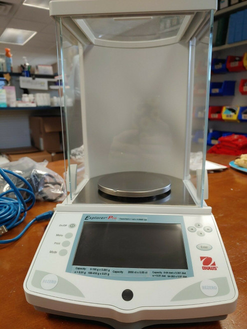 Ohaus Explorer Pro Ep413Dcn Scale Pharmacy Equipment Untested Sold As Is