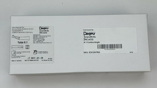 Brand New Dentsply Tulsa Dental 6:1 Handpiece E3Contra - For E3 Waveone Endo