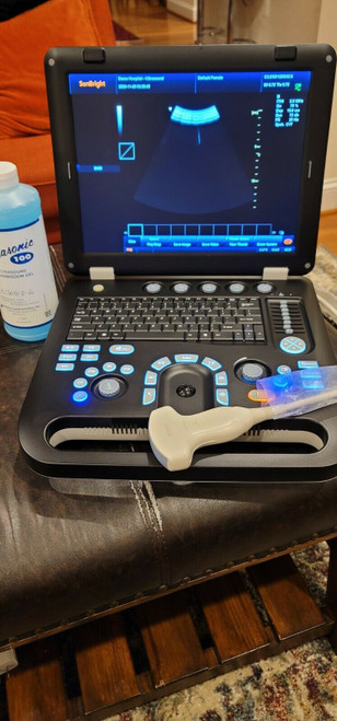 Portable Laptop Ultrasound, Color, Doppler 3D/4D Ready With Convex (2D) Probe