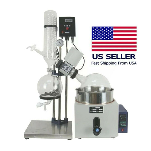 Lab First 5L Lab Rotary Evaporator 0-150Rpm,0-180