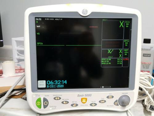 Ge Dash 5000 Patient Monitor Fully Loaded