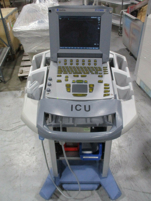 Sonosite Titan Ultrasound, L38/10-5 Transducer, Mobile Docking System, Printer