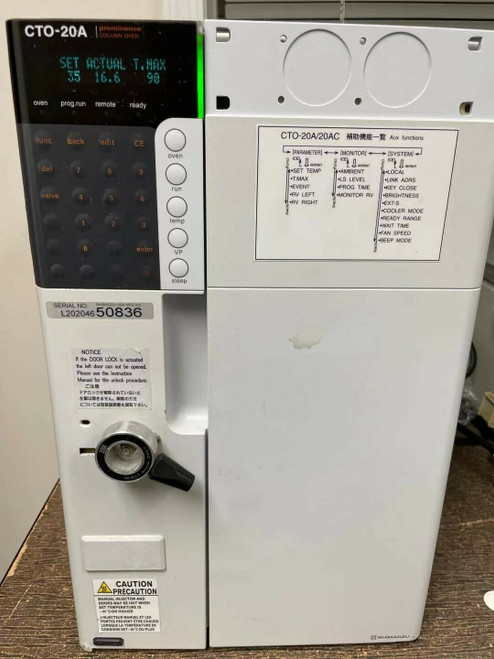 Shimadzu Cto-20A  Hplc Column Oven With 7725I