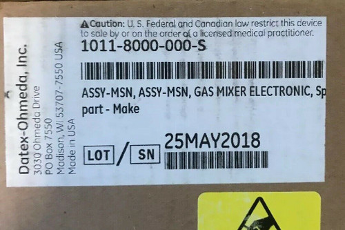 Assy-Msn, Gas Mixer Electronic 1011-8000-000-
