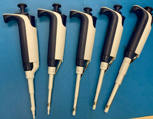 Full Set 5 Rainin Pipet Lite Xls Pipette Pipet Pipettor 0.5 To 1000 ¼L