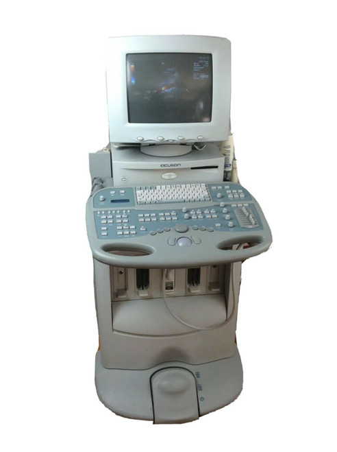 Siemens Sequoia 512 Ultrasound Machine With 4V1 Probe Printer Veterinary