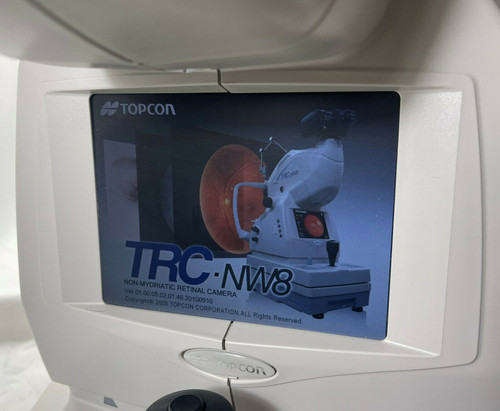 Topcon Trc-Nw8 Non-Mydriatic Digital Retinal Fundus Camera W/ Nikon D90 Camera