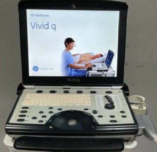 Ge Vivid Q Portable Ultrasound With M4S-Rs