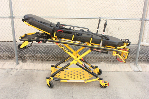 Dual Iv Loaded Stryker Mx-Pro 650Lb Ambulance Stretcher Brake Straps Gurney Ems
