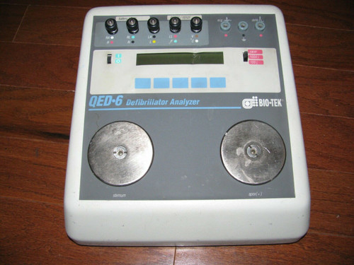 Bio-Tek Qed-6 Defibrillator Analyzer Tester Calibrator (Not A Defibrillator!