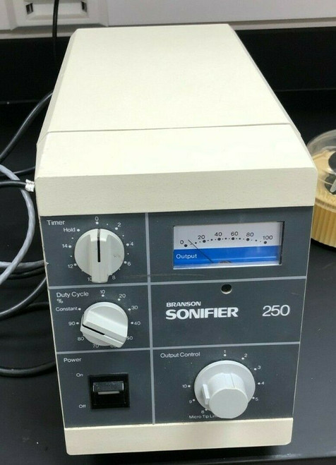 Branson Sonifier 250 W/ Converter Horn And 1/2" Diameter Tip