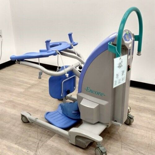 Arjo Encore Patient Lift Sit To Stand W/Scale, New Batteries, Charger & Slings!!