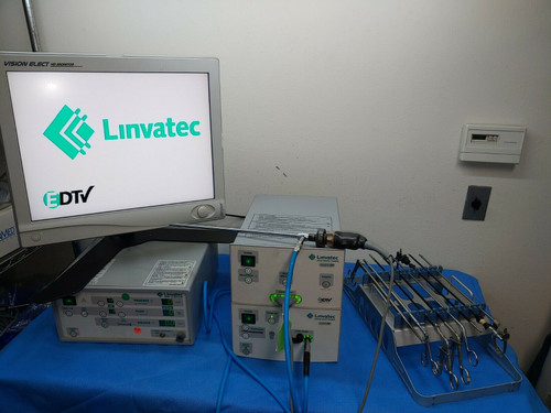 Linvatec Laparoscopic Set Complete Camera Controller Light Source Monitor Camera