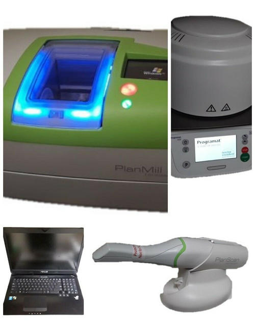 Planmeca Planscan Dental Cad/Cam Scanner W/ Planmill 40 & Programat Cs2 Oven