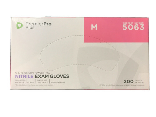 80 Medium 5063 80 Boxes Large 5064 Nitrile Exam Gloves 200/Box