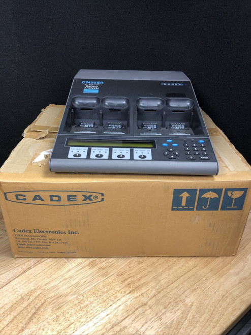 Cadex C7400Er C-Series Battery Analyzer In Box With Accessories Jhc1