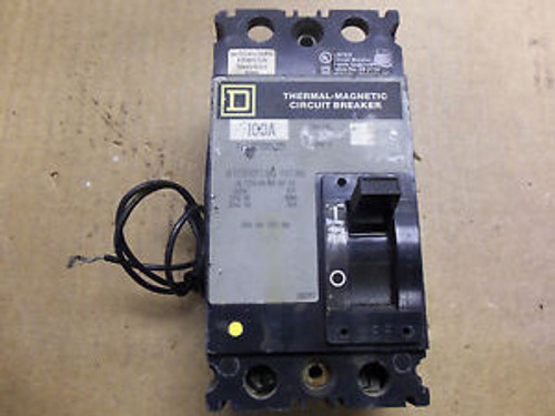 Square D FAL FAL221001021 2 POLE 100 AMP Circuit Breaker FAL22100-1021 SHUNT