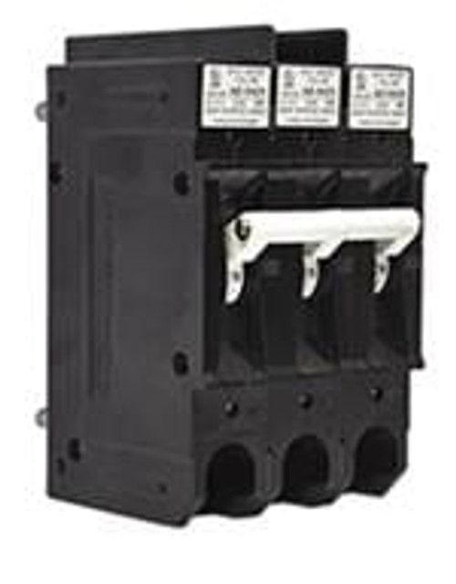 EA3-B0-24-410-12A-GB Hydraulic Magnetic Circuit Breaker 1 A 600 VAC 125 VDC 3 Pole  Handle - 40 C + 85 C