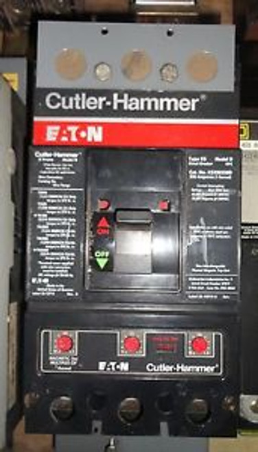 Cutler Hammer Eaton 250 Amp Circuit Breaker KS320250D Model D Type KS