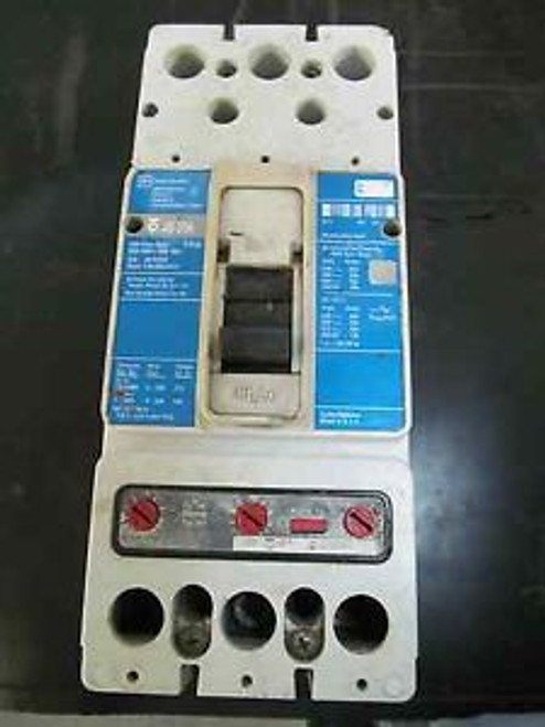 Cutler Hammer Westinghouse JD3250F 250 Amp 600 V Circuit Breaker