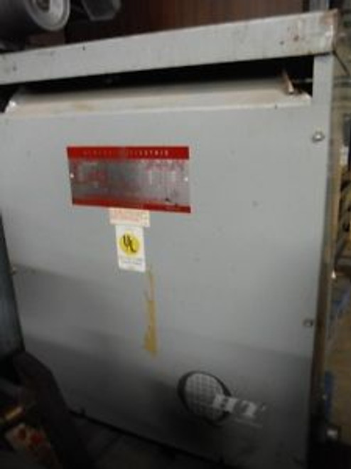 30 KVA TRANSFORMER by GE 480-208/120V, 3PH, USED