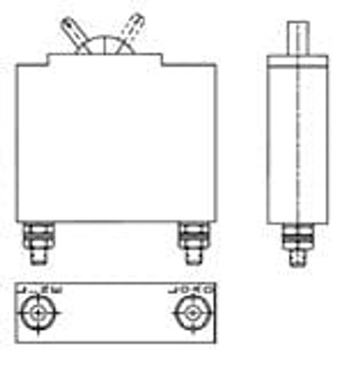 M55629/1-240  40 A  50 VDC 1 Pole  Toggle - 40 C + 85 C