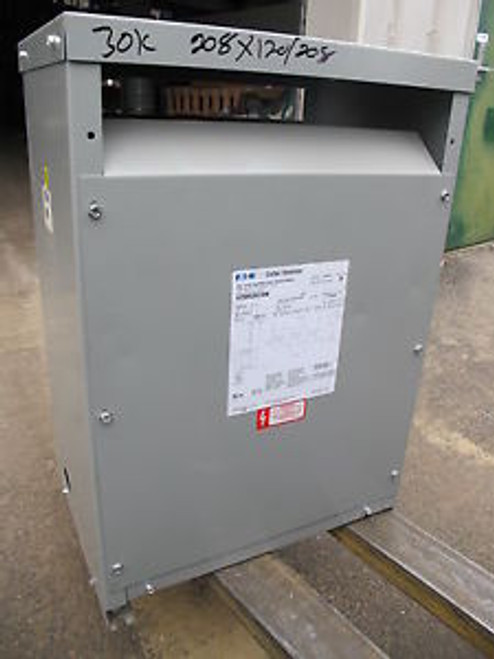 Cutler Hammer 30 KVA 208 X 120/208 Volt Transformer - T249