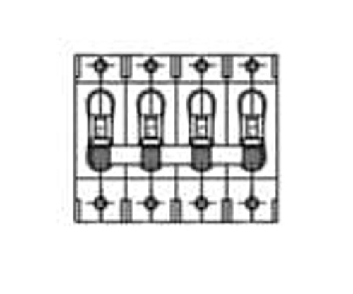 CB4-X0-01-771-11C-C Hydraulic Magnetic Circuit Breaker  240 VAC 125 VDC 4 Pole  Handle - 40 C + 85 C