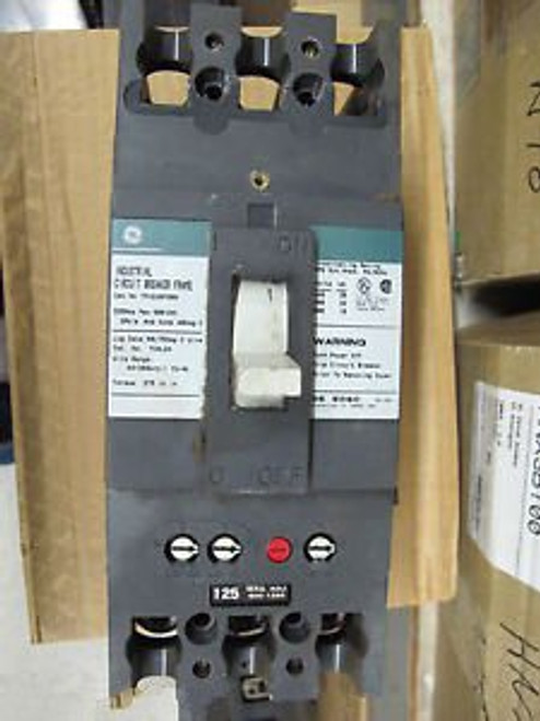 GE TFK236125 125 Amp Circuit Breaker, Green Label