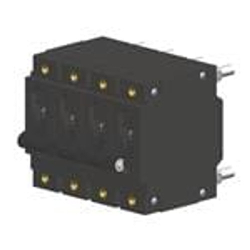 CA4-B0-24-615-121-D Hydraulic Magnetic Circuit Breaker 15 A 240 VAC 125 VDC 4 Pole  Handle - 40 C + 85 C