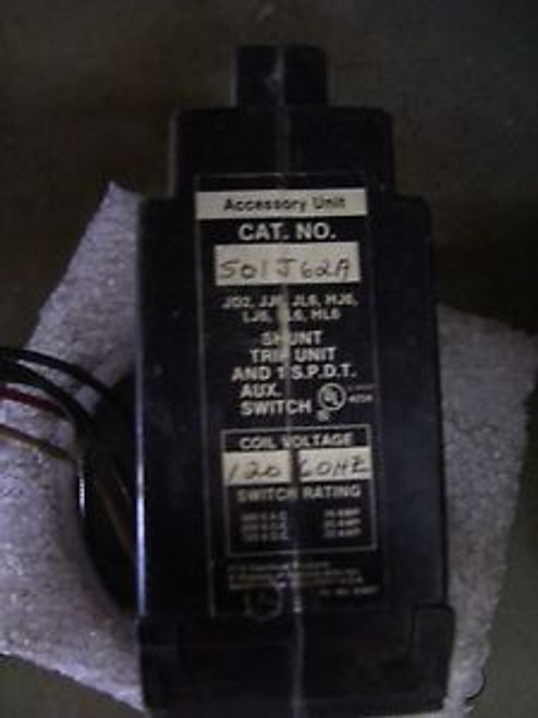 ITE CAT S01J62A SHUNT TRIP / AUXILIARY SWITCH 120 VAC
