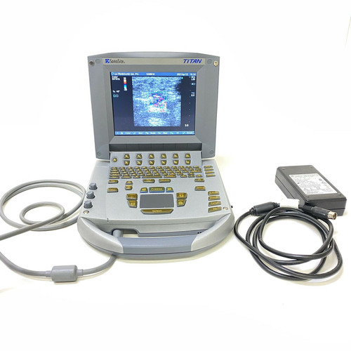 Sonosite Titan P06501-02 Ultrasound W/ P04101-02A L38/10-5 Mhz Transducer (2006)