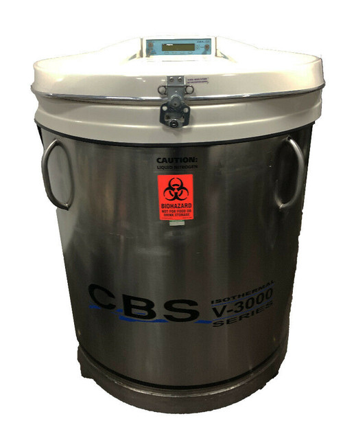 Cbs V-3000A Isothermal Liquid Nitrogen Dry Storage Freezer Cryo Cryogenic