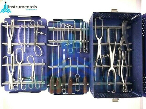 New Pelvic Reconstruction Plate Orthopedic Instrument Set With Sterilization Box