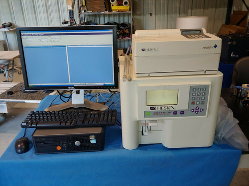 Heska Arkray Spotchem Ez Sp-4430 & Cbc-Diff Hematology System With Software