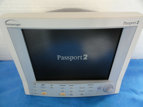 Datascope Passport 2 Color Patient Monitor Masimo Sp02, Ecg, Printer Mindray