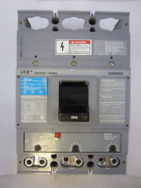 SIEMENS ITE  SENTRON JDX63B300  300A 3POLE 600V