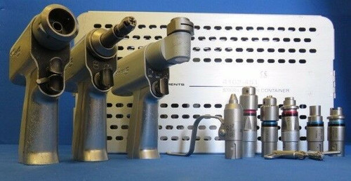 Stryker System 5 Set 4205 4206 4208, 6 Attachments With 4102-451 Case
