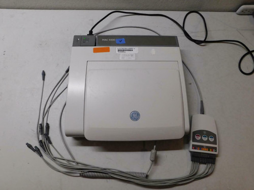 Ge Mac 5500 Color Resting Ecg Ekg Analysis System W/ Cam 14 Module #V (35105)