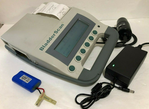 Verathon Bladder Scan Scanner Bvi3000 Ultrasound Probe Battery Charger 0570-0090